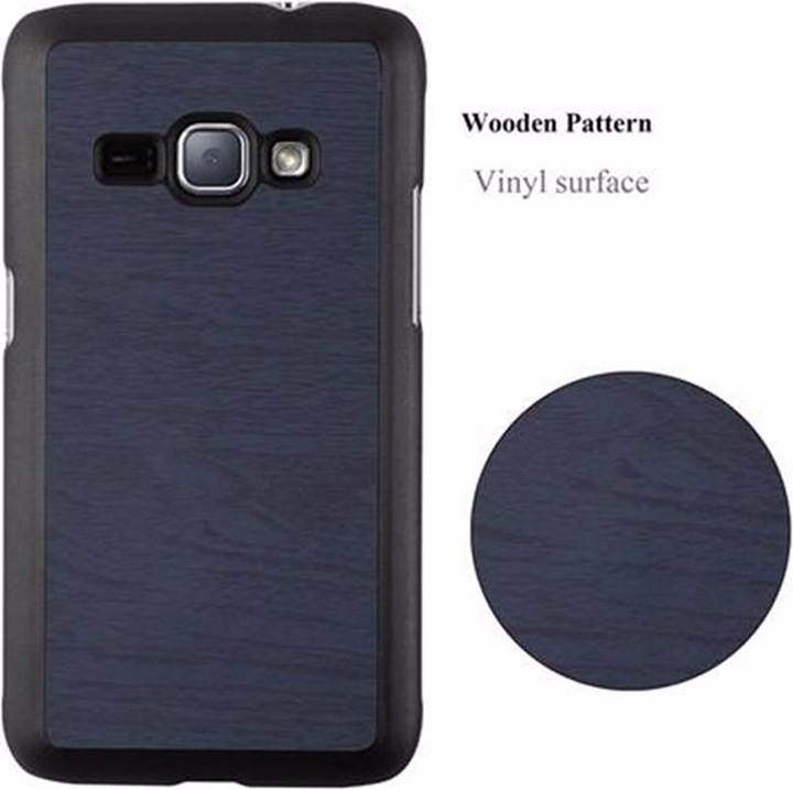 Actual product image Cadorabo Hard Cover Woody Cover (Samsung Galaxy J1 (2016))