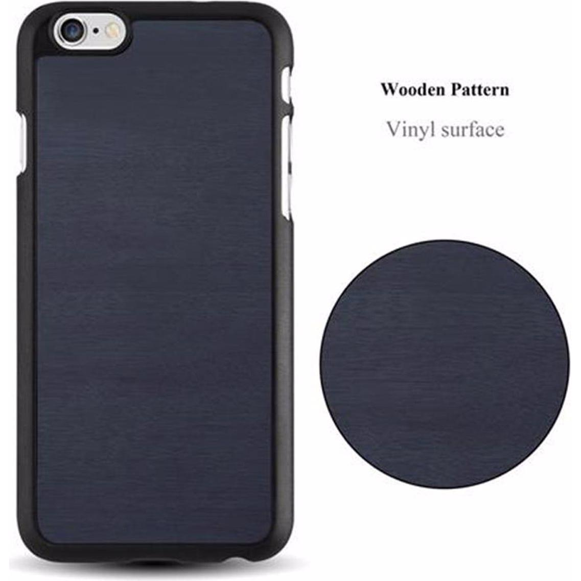 Thumbnail - Cadorabo Hard Cover Woody Cover (Apple iPhone 6), Smartphone Hülle, Blau
