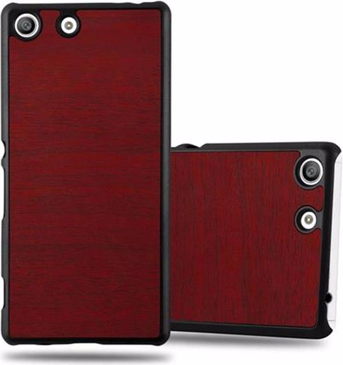 Productafbeelding Cadorabo Harde kaft Woody Cover (Xperia M5)
