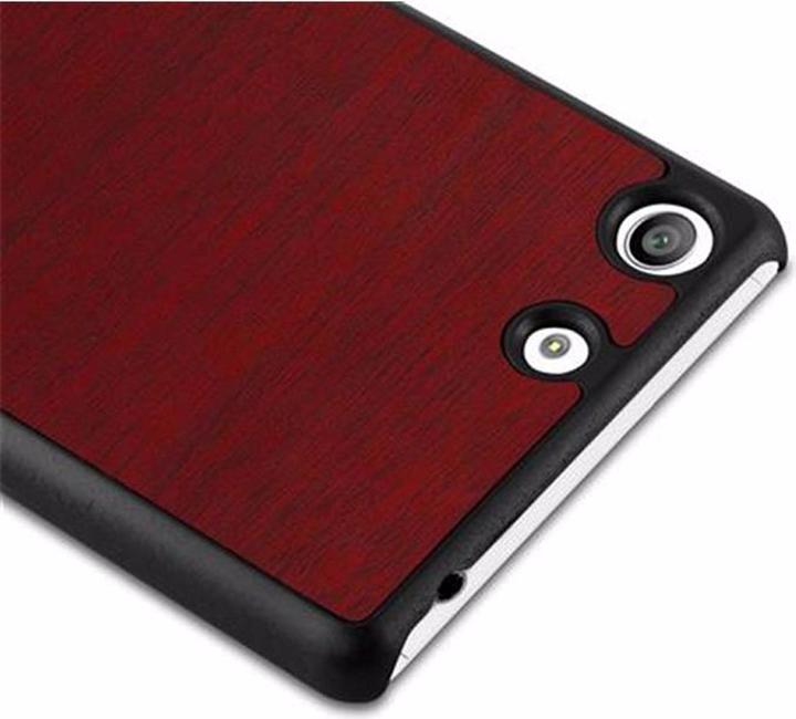 Productafbeelding Cadorabo Harde kaft Woody Cover (Xperia M5)
