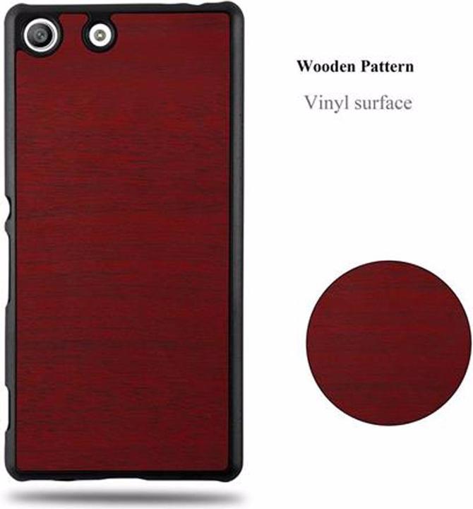 Productafbeelding Cadorabo Harde kaft Woody Cover (Xperia M5)