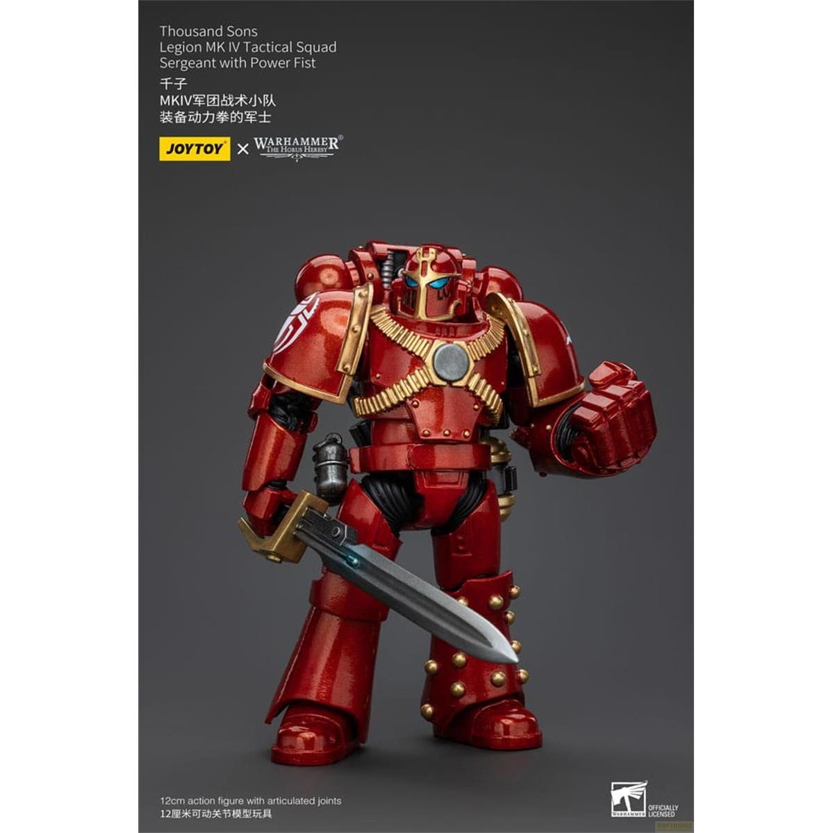 Joy Toy Warhammer The Horus Heresy Actionfigur 1/18 Thousand Sons Legion MK IV Tactical Squad Sergeant with