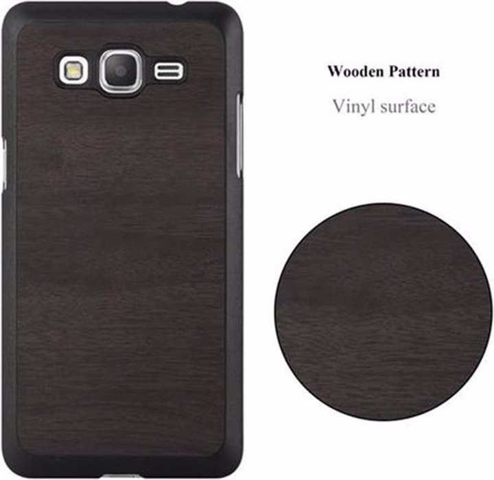 Actual product image Cadorabo TPU Wooden Cover (Samsung Galaxy Grand Prime)