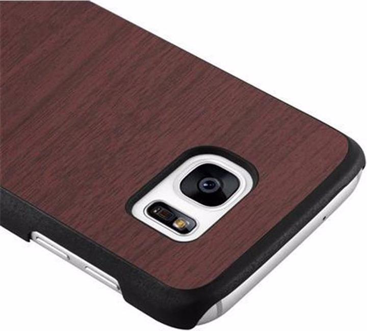 Productafbeelding Cadorabo Harde kaft Woody Cover (Samsung Galaxy S7)