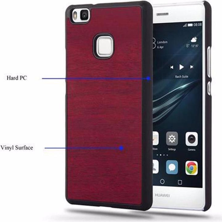 Productafbeelding Cadorabo Harde kaft Woody Cover (Huawei P9 Lite)