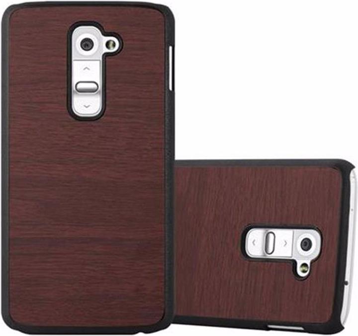Productafbeelding Cadorabo Harde kaft Woody Cover (LG G2)