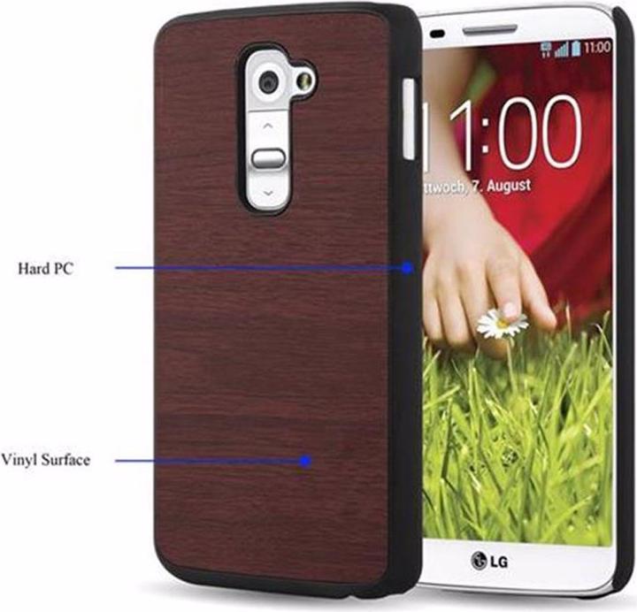 Productafbeelding Cadorabo Harde kaft Woody Cover (LG G2)