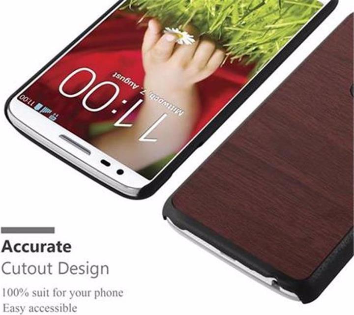 Productafbeelding Cadorabo Harde kaft Woody Cover (LG G2)