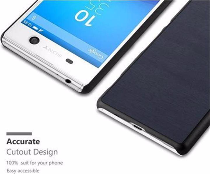 Actual product image Cadorabo Hard Cover Woody Cover (Sony Xperia M5)