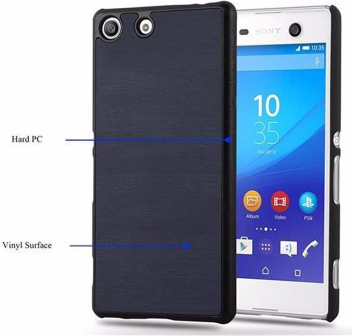 Image du produit Cadorabo Couverture rigide Woody Cover (Sony Xperia M5)
