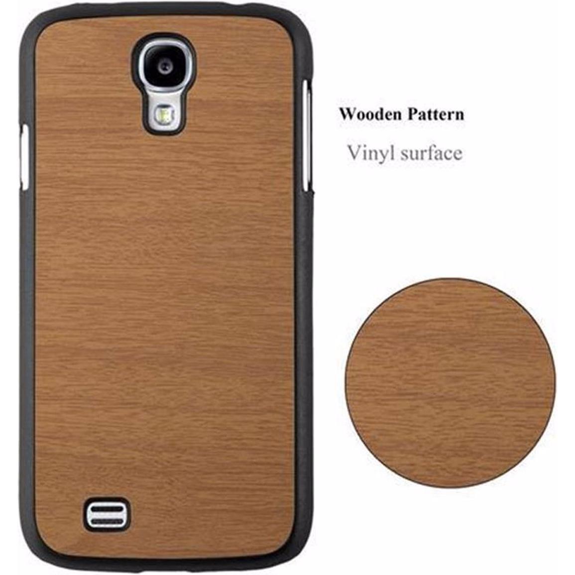 Thumbnail - Cadorabo Hard Cover Woody Cover (Samsung Galaxy S4), Smartphone Hülle, Braun