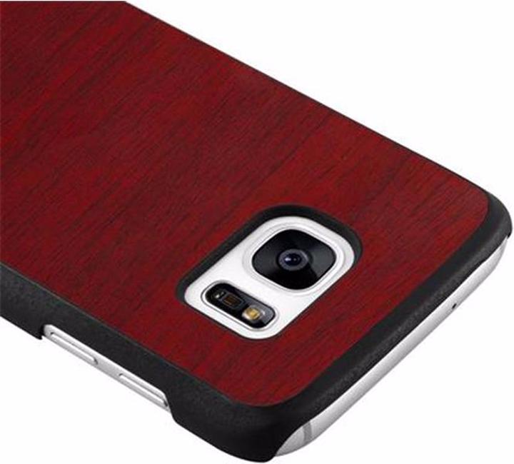 Actual product image Cadorabo Hard Cover Woody Cover (Samsung Galaxy S7)