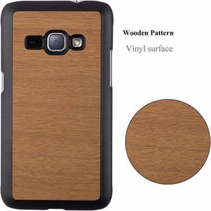 Productafbeelding Cadorabo Harde kaft Woody Cover (Samsung Galaxy J1 (2016))
