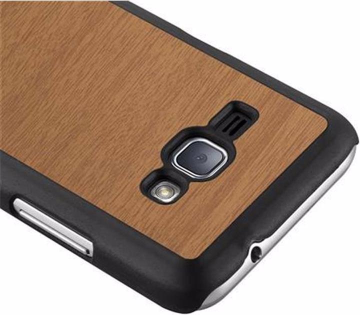 Productafbeelding Cadorabo Harde kaft Woody Cover (Samsung Galaxy J1 (2016))
