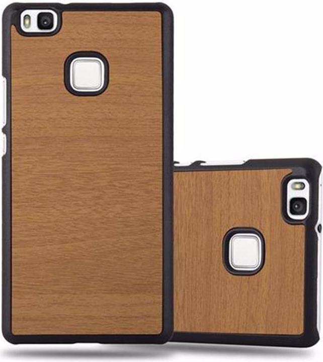 Actual product image Cadorabo Hard Cover Woody Cover (Huawei P9 Lite)