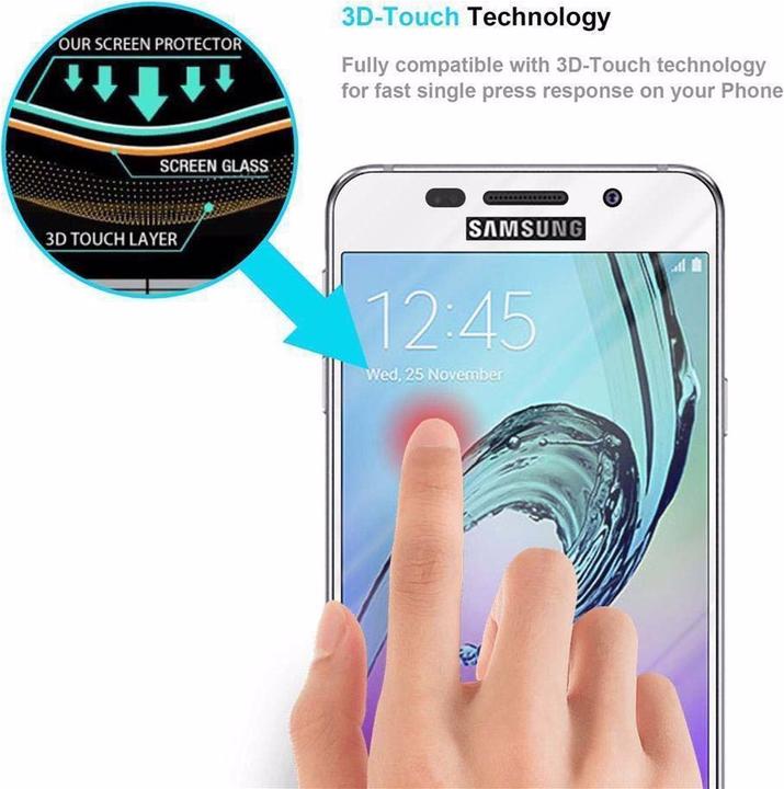 Image du produit Cadorabo Verre de protection d'écran plein écran (1 pièce(s), Samsung Galaxy A7 (2016))