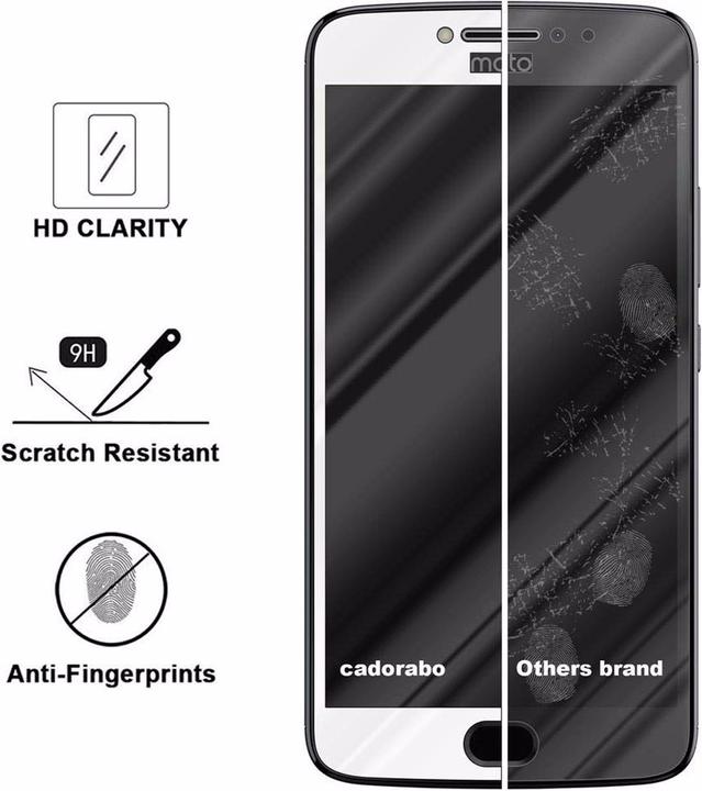 Immagine prodotto Cadorabo Vetro di protezione del display a schermo intero (1 Pezzo/i, Motorola Moto E4)