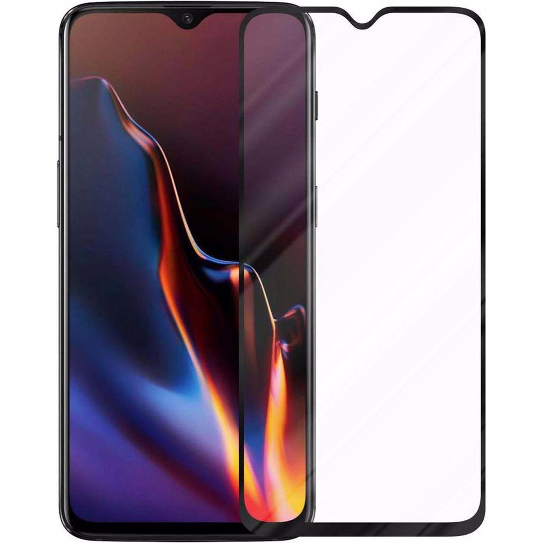 Thumbnail - Cadorabo Vollbild Displayschutzglas (1 Stück, OnePlus 6T), Smartphone Schutzfolie, Schwarz