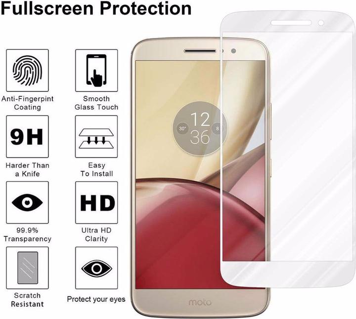 Immagine prodotto Cadorabo Vetro di protezione del display a schermo intero (1 Pezzo/i, Motorola Moto M)