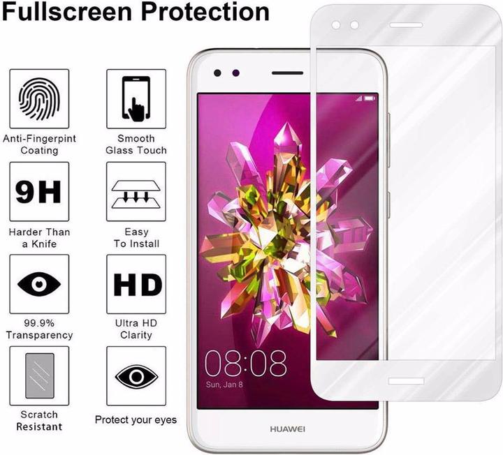 Actual product image Cadorabo Full screen display protection glass (1 Piece, Huawei Enjoy 7)