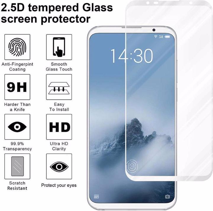 Immagine prodotto Cadorabo Vetro di protezione del display a schermo intero (1 Pezzo/i, Meizu 16)