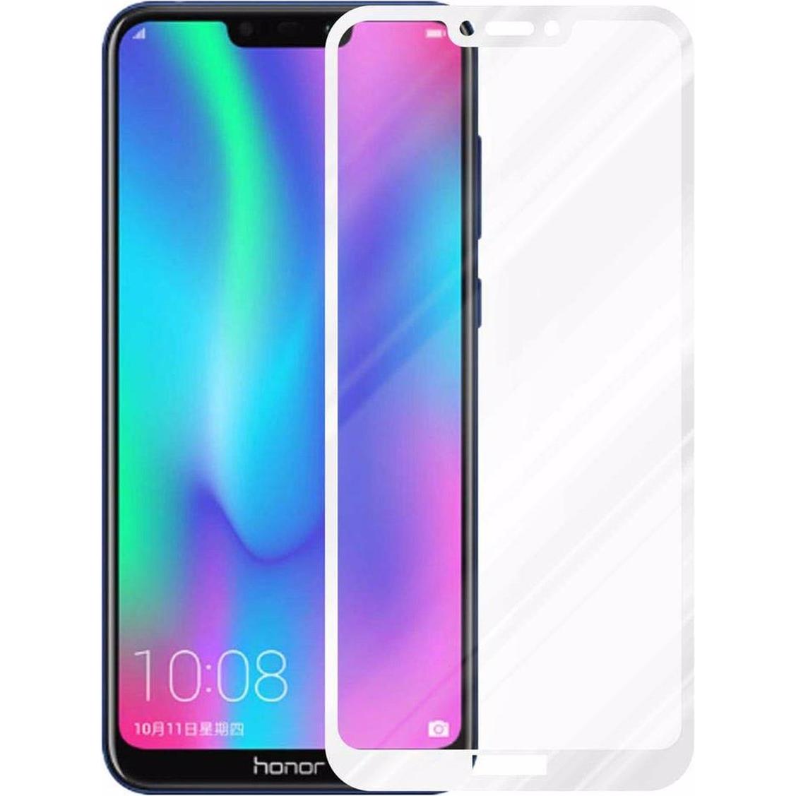 Thumbnail - Cadorabo Vollbild Displayschutzglas (1 Stück, Honor 8C), Smartphone Schutzfolie, Weiss