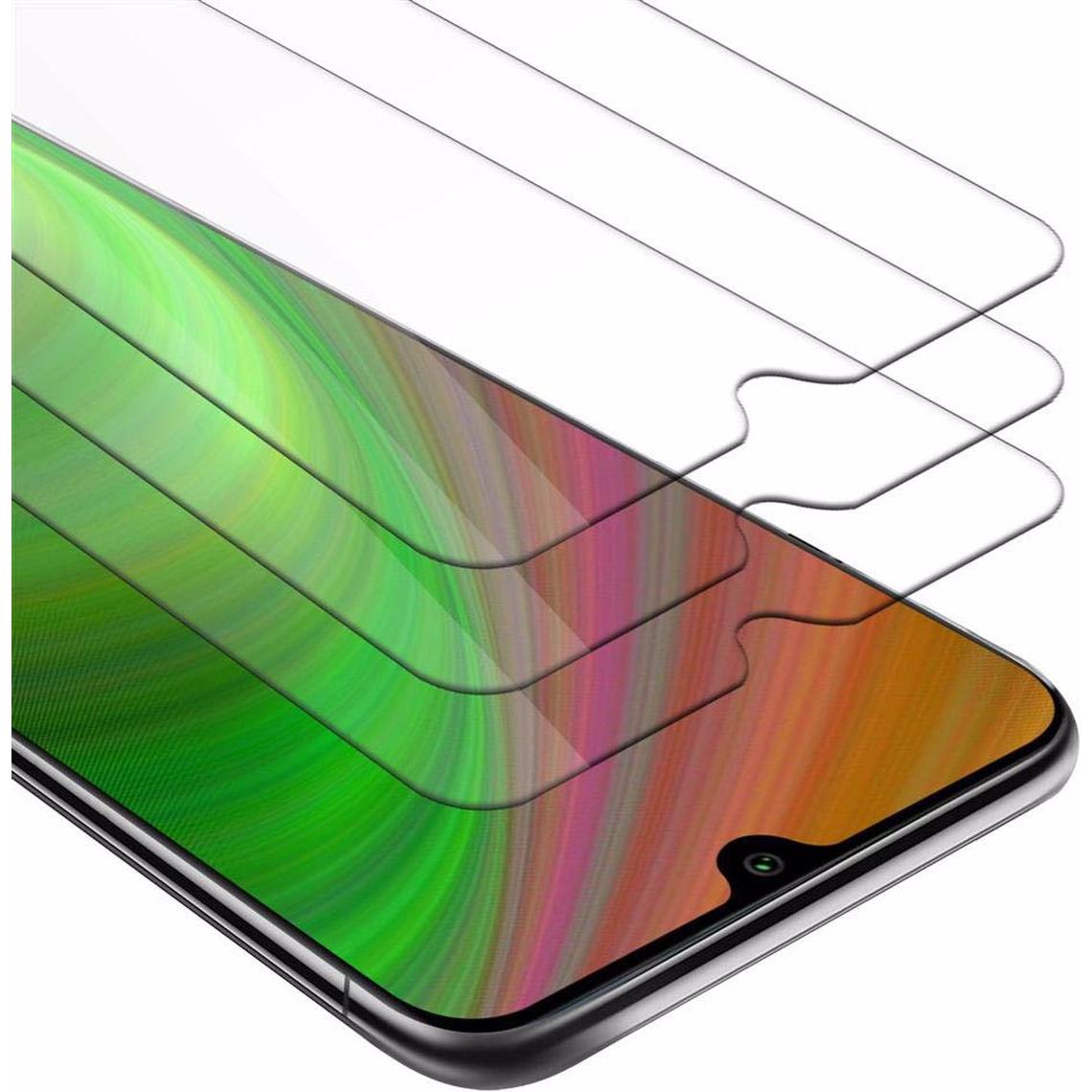 Cadorabo Displayschutzglas (3 Stück, Xiaomi Mi A3), Smartphone Schutzfolie, Transparent