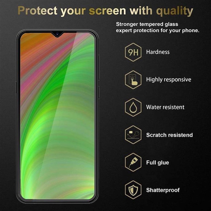 Immagine prodotto Cadorabo Vetro di protezione del display a schermo intero (3 Pezzo/i, Samsung Galaxy M30s)