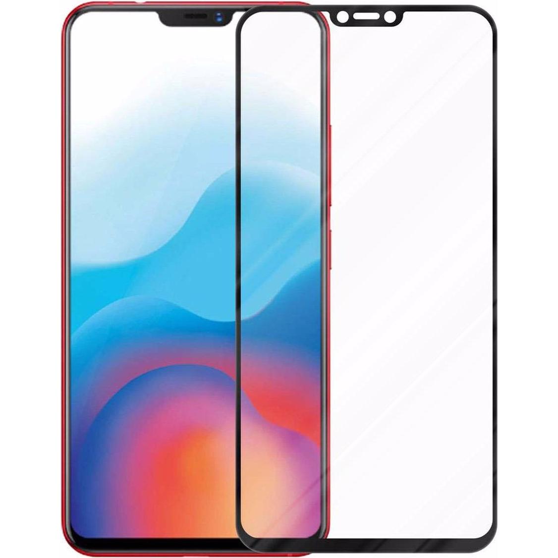 Thumbnail - Cadorabo Vollbild Displayschutzglas (1 Stück, Vivo X21), Smartphone Schutzfolie, Schwarz