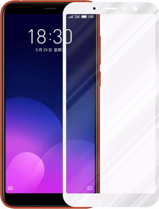 Actual product image Cadorabo Full screen display protection glass (1 Piece, Meizu M6T)