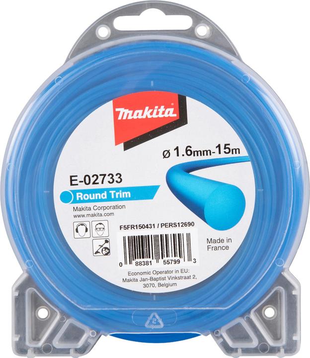 Actual product image Makita Mowing thread (Weed whacker, Trimmer line + line spool)