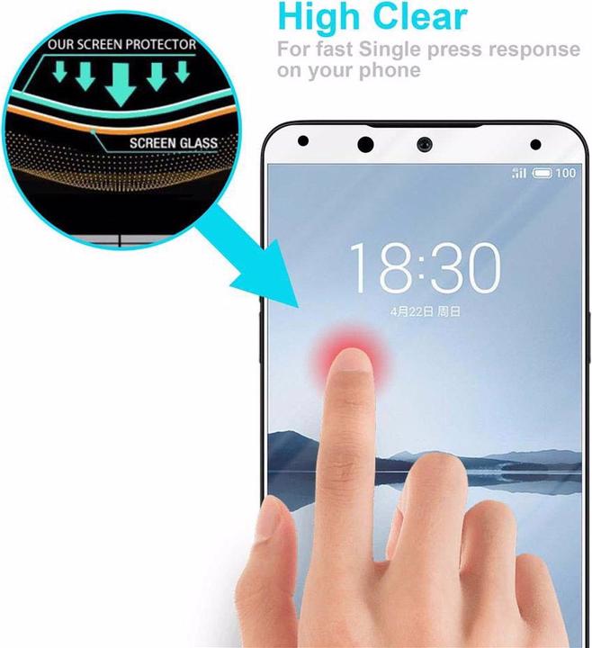 Immagine prodotto Cadorabo Vetro di protezione del display a schermo intero (1 Pezzo/i, Meizu 15)