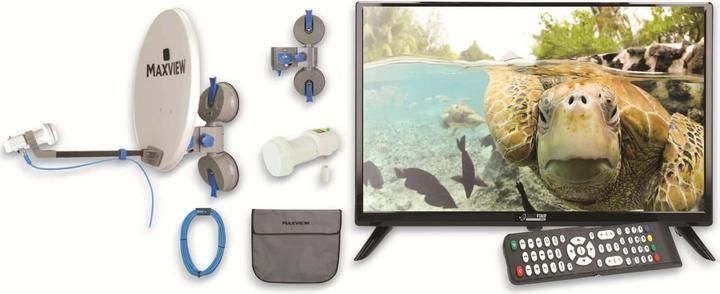 Image du produit Easyfind Set de camping TV Remora Pro Maxview, TV LED 19 (48 cm) (Antenne plate, DVB-S / -S2)