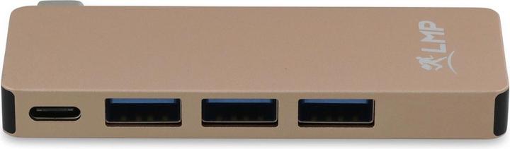 Actual product image LMP Basic Hub 6 Port Gold (USB-C, 6 ports)