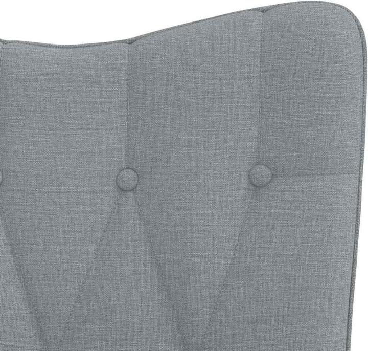 Produktbild vidaXL Schaukelstuhl mit Hocker