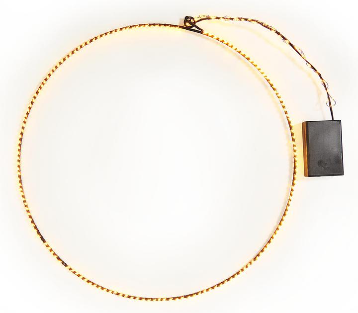 VBS LED metal ring "circle", approx. Ø 37 cm, battery-operated, timer
