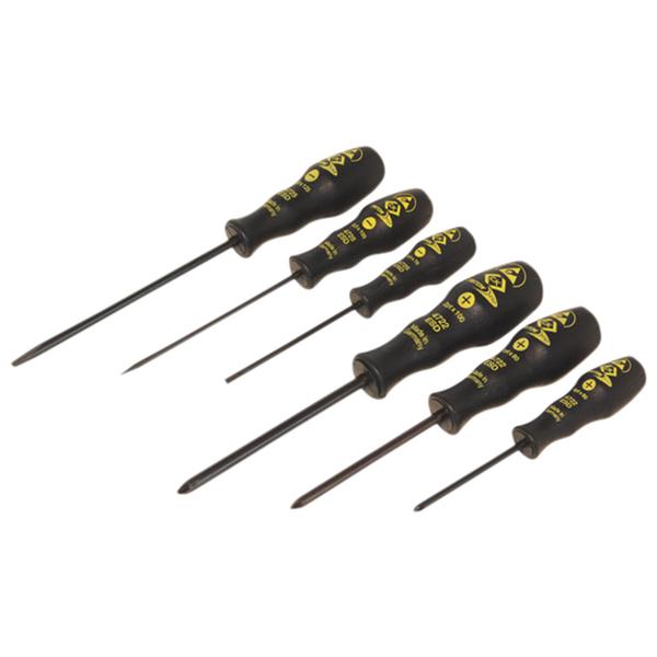 Thumbnail - C.K Magma, Schraubenzieher, ESD Schraubendreher-Set 7teili (Schlitzschrauben, Phillipps-Kreuzschlitz (PH))