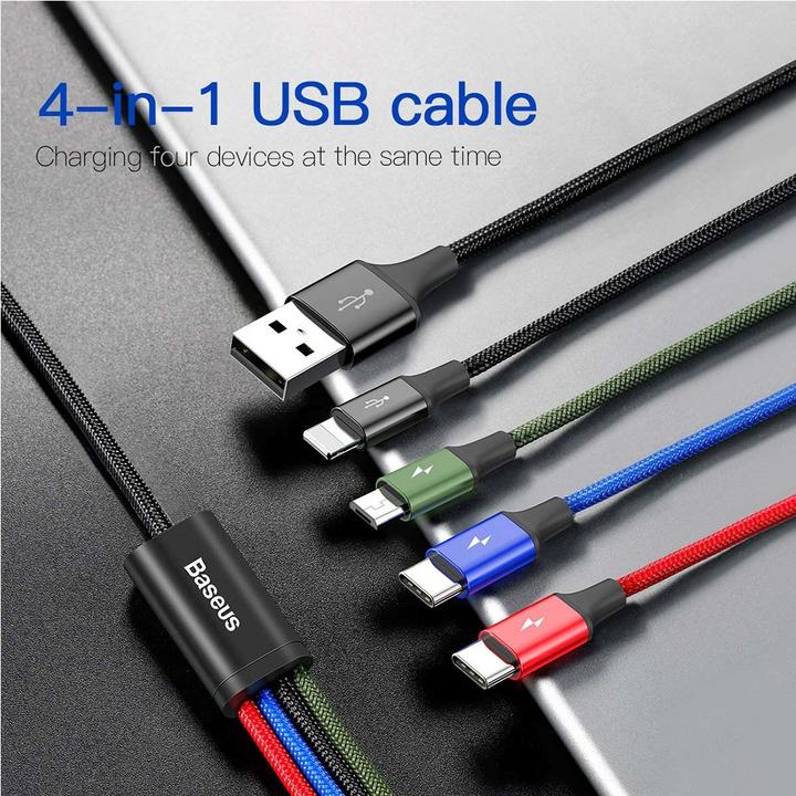 Productafbeelding Baseus 4in1 (1.20 m, USB 2.0)