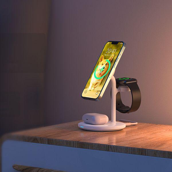 Produktbild Choetech 15W 3 in 1 Drahtloses LadegerÃ¤t T585 F (15 W)