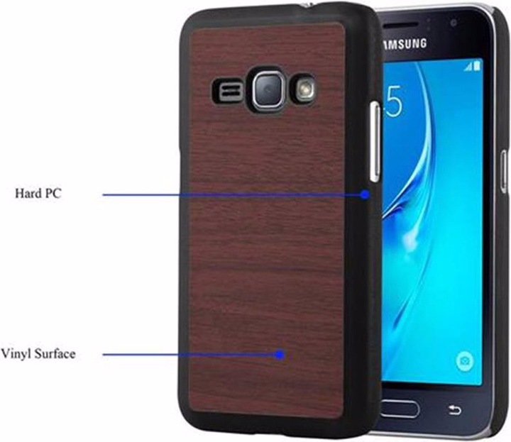 Immagine prodotto Cadorabo Copertina rigida Copertina di legno (Samsung Galaxy J1 (2016))