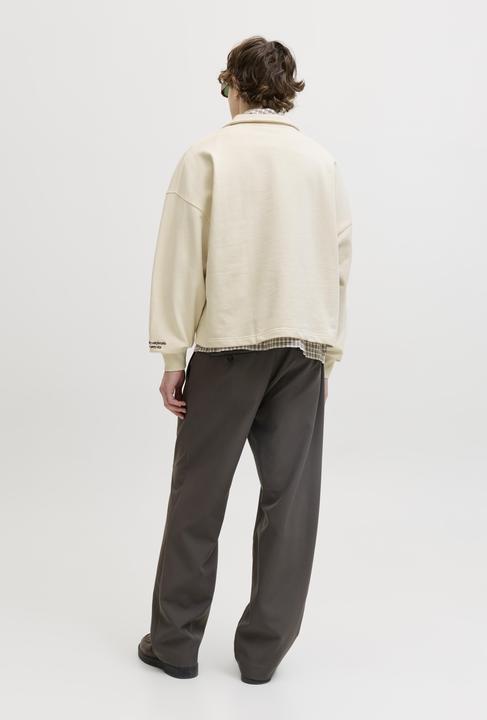 Produktbild Jack & Jones Jorsavona Sweat Split Neck Badge Ls Polo (M)