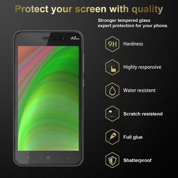 Actual product image Cadorabo Display protection glass (1 Piece, Lenny 4 Plus)