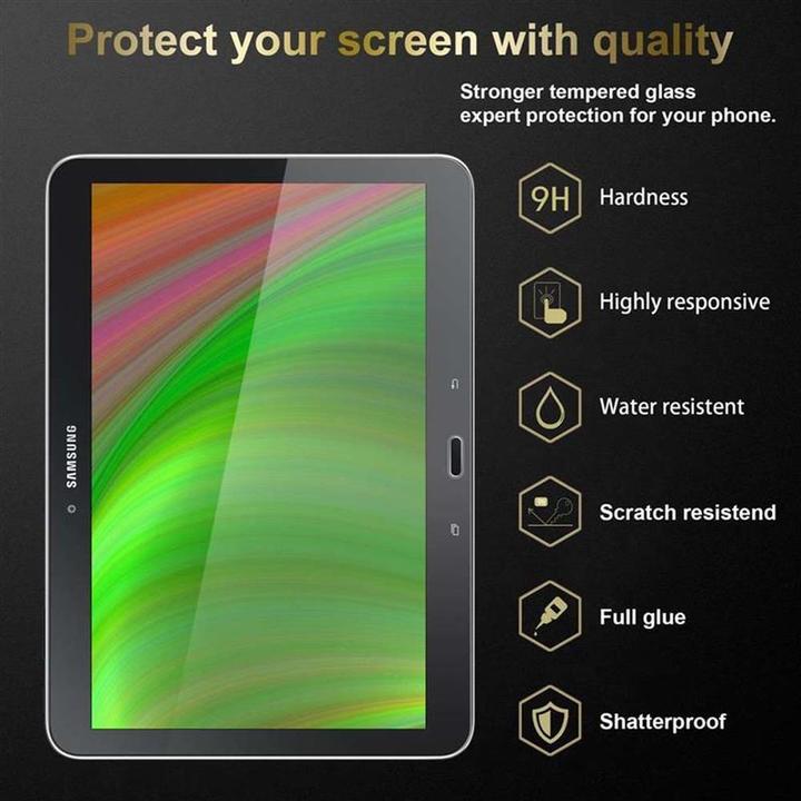 Actual product image Cadorabo Display protection glass (3 pcs., Samsung Galaxy Tab 4 10.1)
