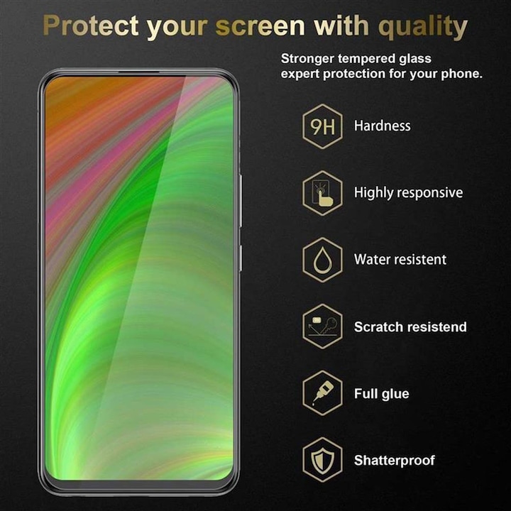 Produktbild Cadorabo Displayschutzglas (1 Stück, Vivo V15 Pro)