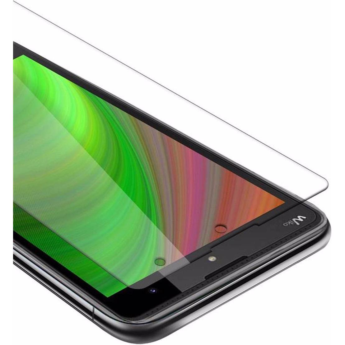 Cadorabo Displayschutzglas (1 Stück, Wiko Jerry 2), Smartphone Schutzfolie, Transparent