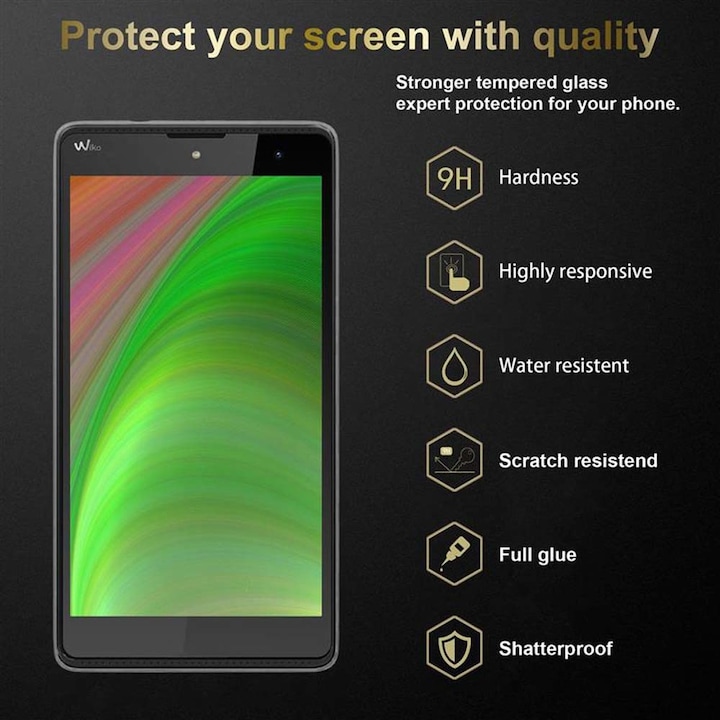 Produktbild Cadorabo Displayschutzglas (1 Stück, Wiko Jerry 2)