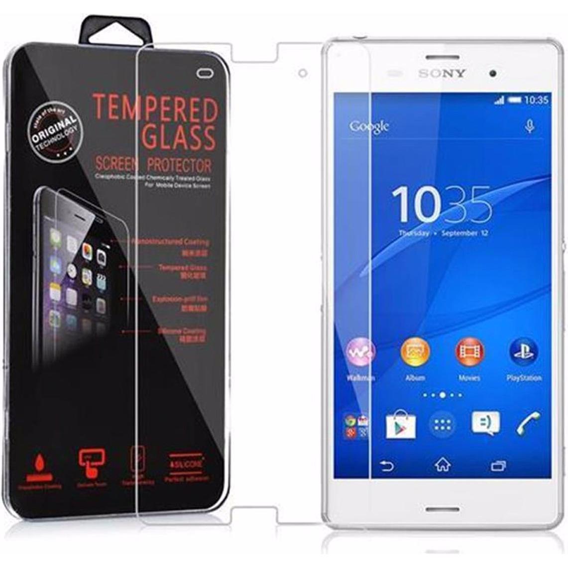 Cadorabo Displayschutzglas (1 Stück, Sony Xperia Z3), Smartphone Schutzfolie, Transparent