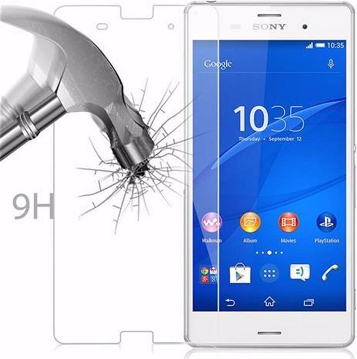 Actual product image Cadorabo Display protection glass (1 Piece, Sony Xperia Z3)