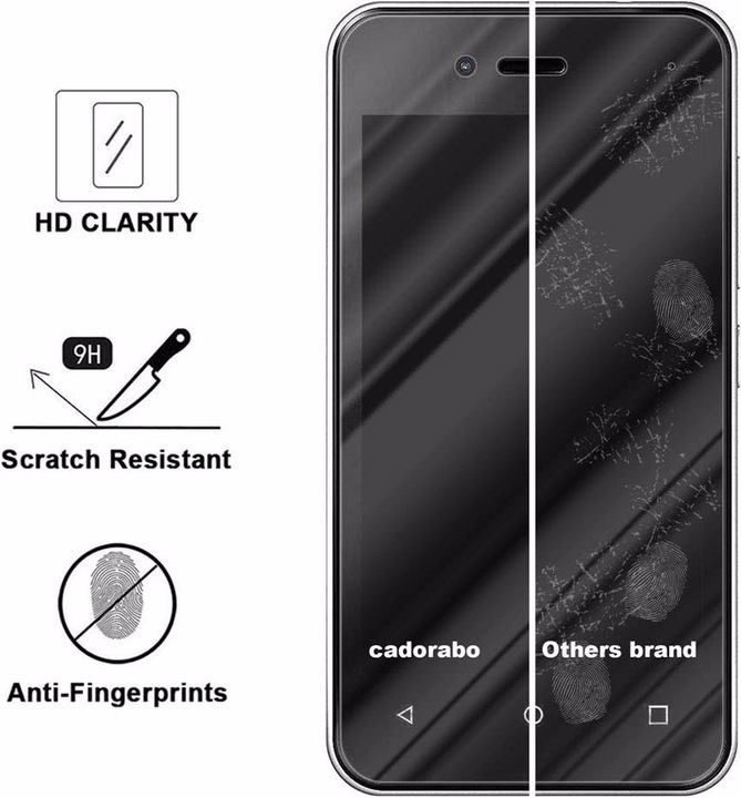 Actual product image Cadorabo Display protection glass (1 Piece, Wiko Sunny 3 Mini)