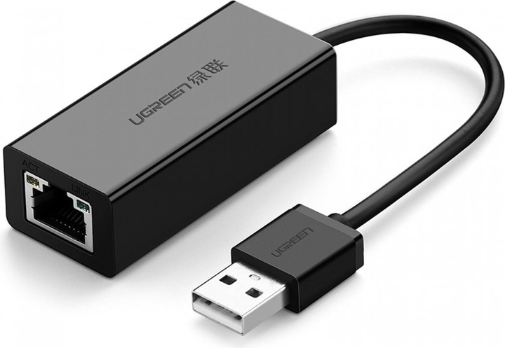 Ugreen Adattatore da USB-A 2.0 a 100Mbps Ethernet (USB 2.0, RJ45 (1x))